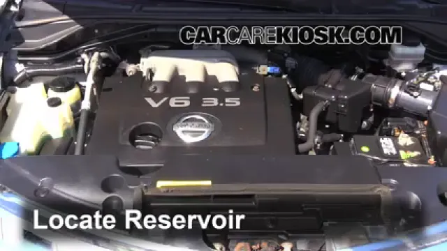 2003 Nissan Murano SE 3.5L V6 Liquide essuie-glace Ajouter du liquide